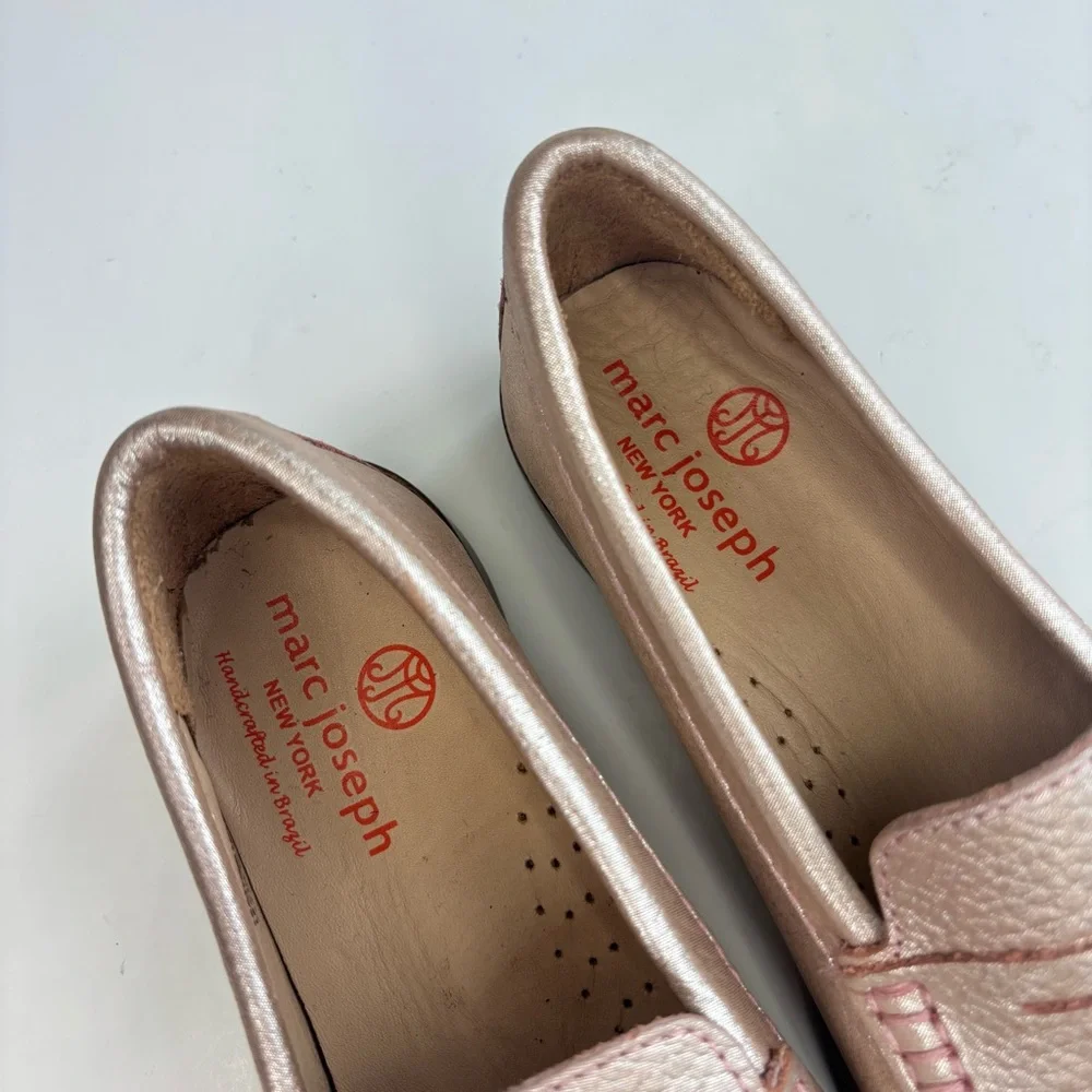 SH3 Marc Joseph New York East‎ Village Penny Loafer Kids Girl 12.5 Pink Leather